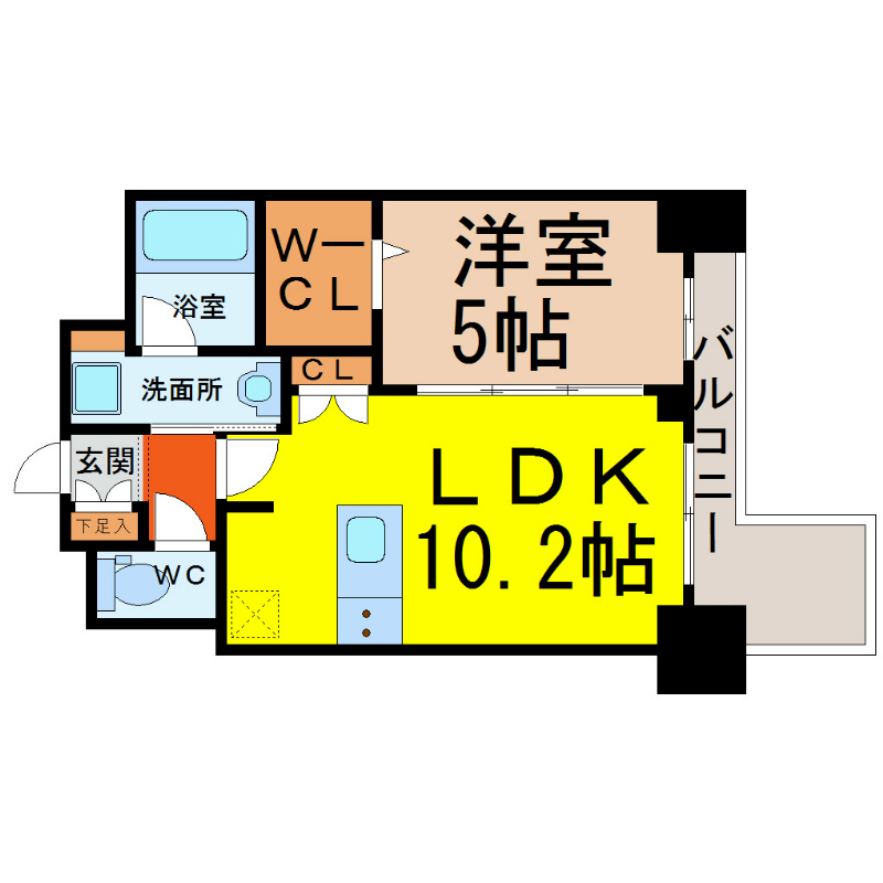 プレサンス丸の内城雅 間取り