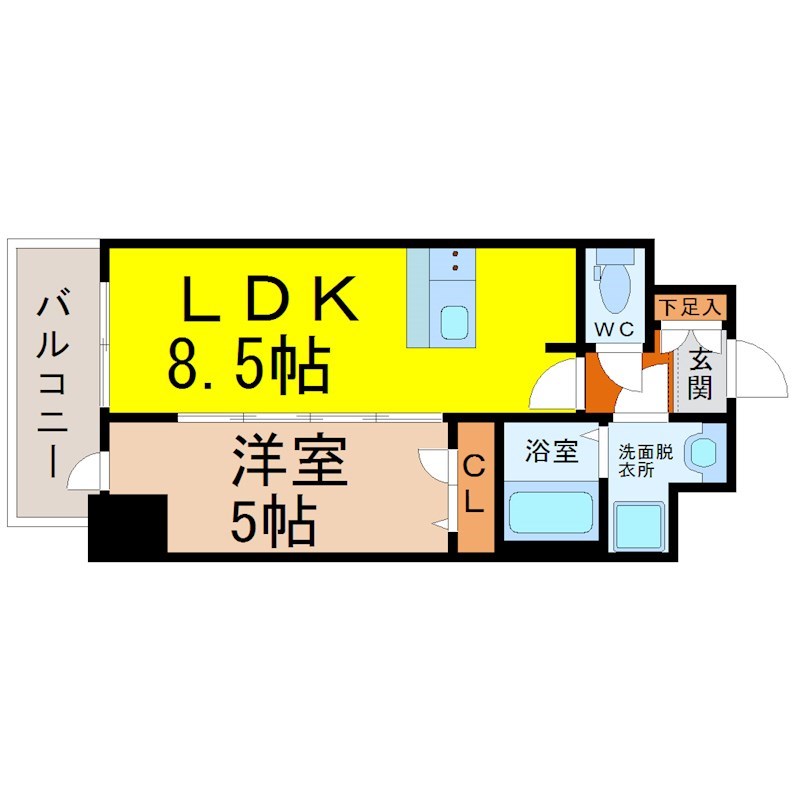 アステリ鶴舞テーセラ 間取り