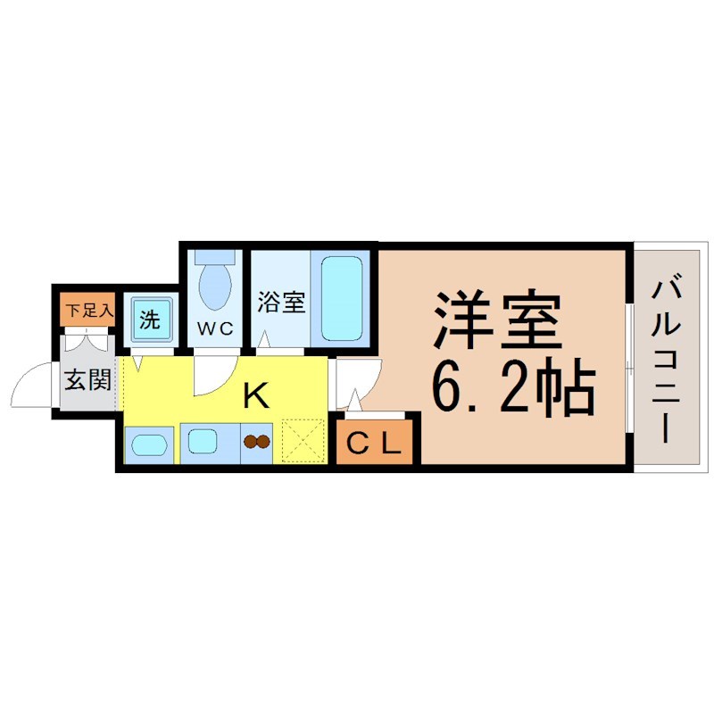 プレサンス鶴舞公園ＷＥＳＴ 間取り