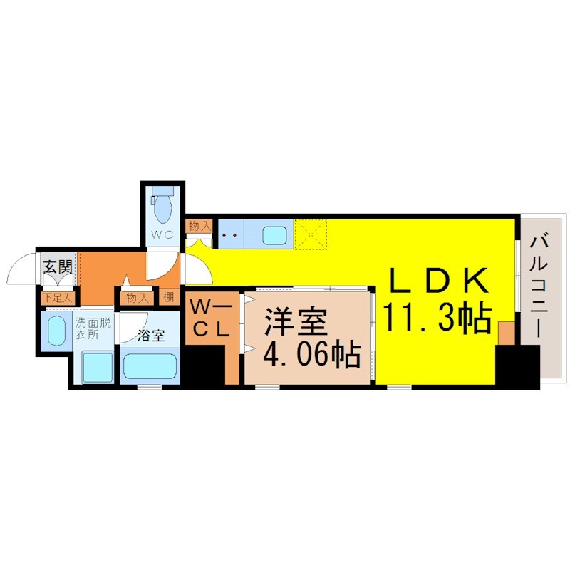 Ｋ　Ｃｌａｓｓｙ　Ｉｚｕｍｉ 間取り