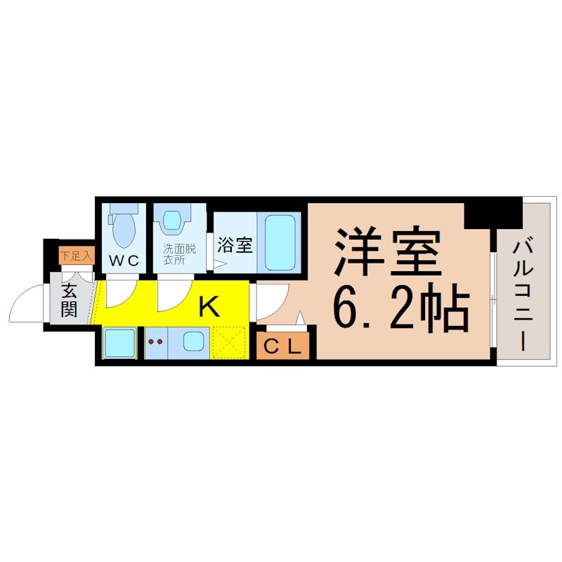 プレサンス鶴舞駅前レジス 間取り