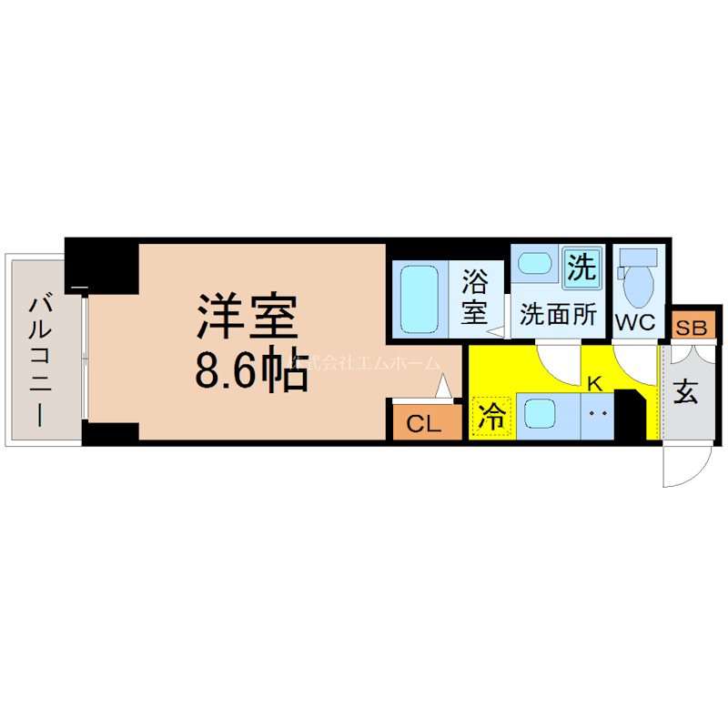 S-RESIDENCE東別院 間取り