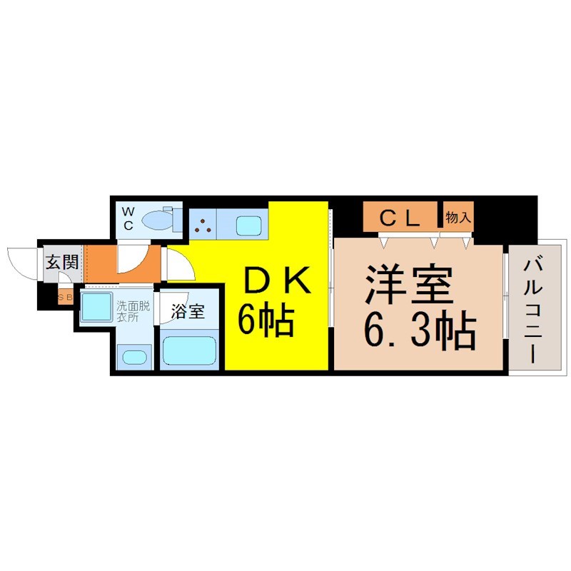エスカルコート 間取り