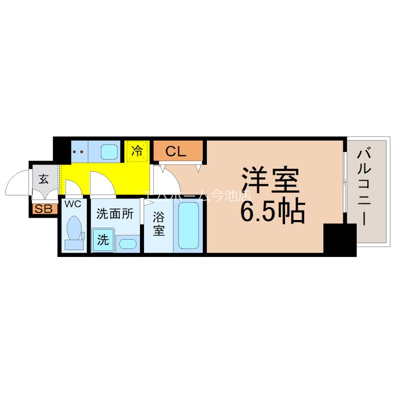 S-RESIDENCE今池arcana 間取り