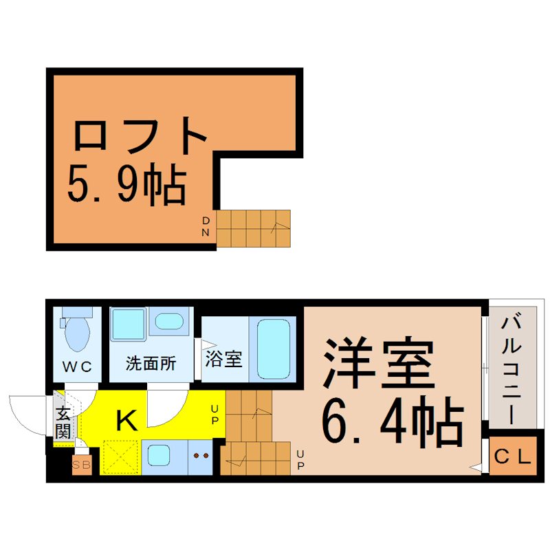 アルバ上小田井 間取り