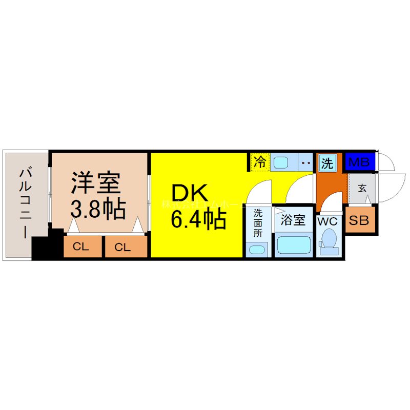 プレサンス今池駅前フェルディノ 間取り