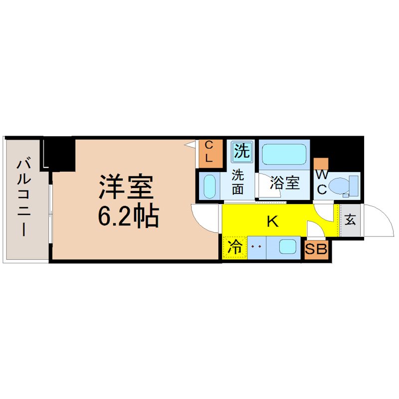 CAVANA新栄 間取り