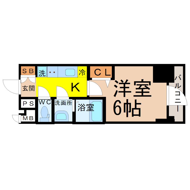 プレサンス名古屋幅下ファビュラス 間取り