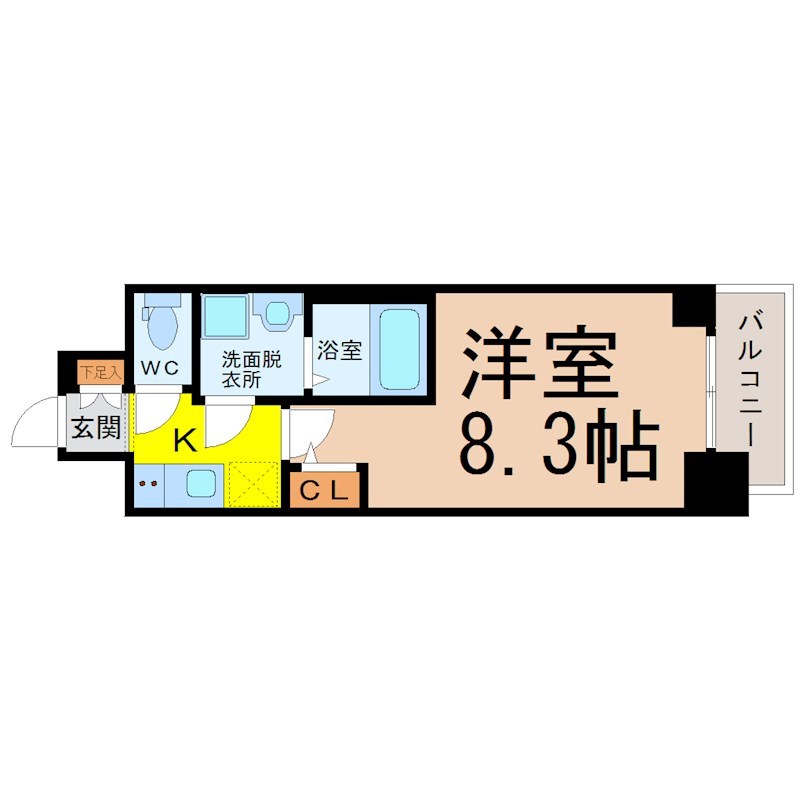 Ｓ－ＲＥＳＩＤＥＮＣＥ熱田 間取り