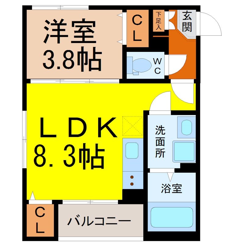 ルーチェ新守山 間取り