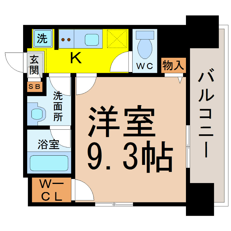 レーベスト志賀本通 間取り