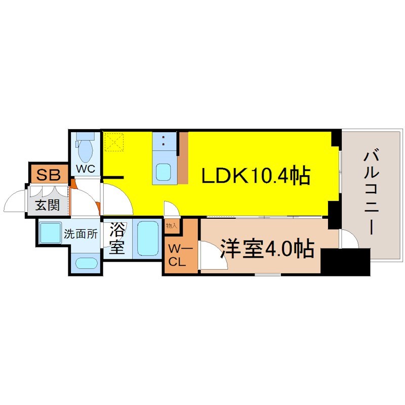 プレサンス ロジェ 車道駅前SOUTH 間取り
