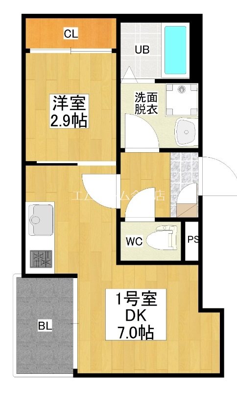 R-SMART 新栄2 間取り