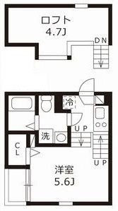 ハーモニーテラス志賀町Ⅵ 間取り