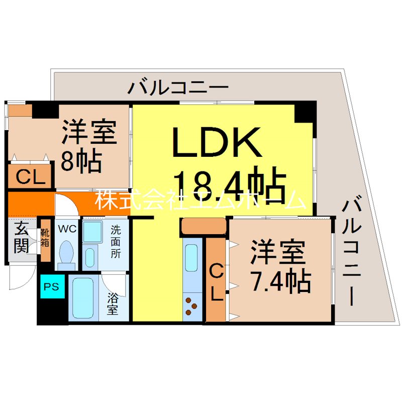 ベルドミール橘 間取り