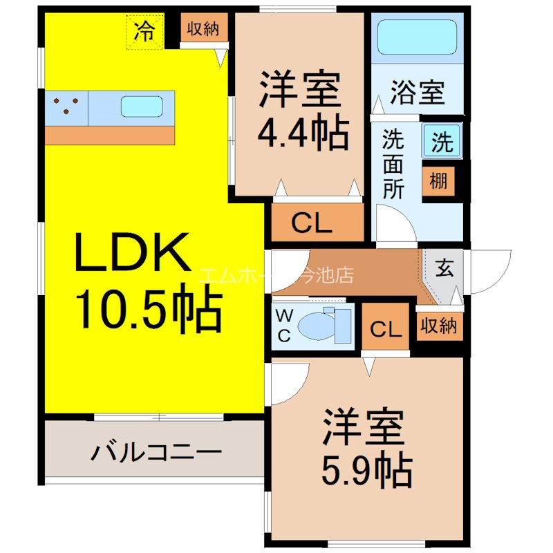 RUSCELLO守山 間取り