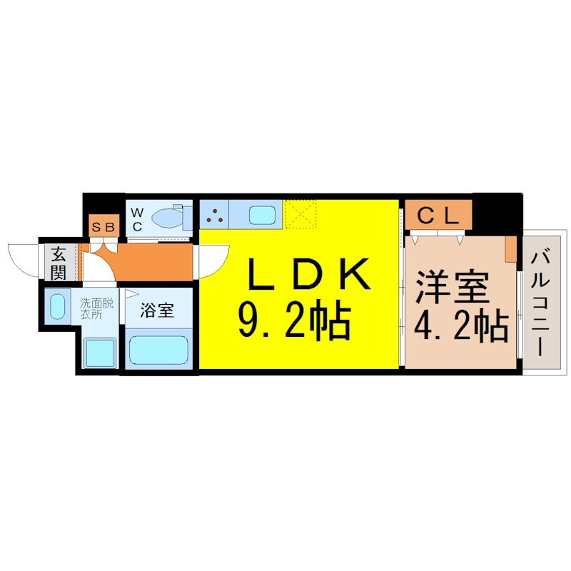 アンジュ栄 間取り