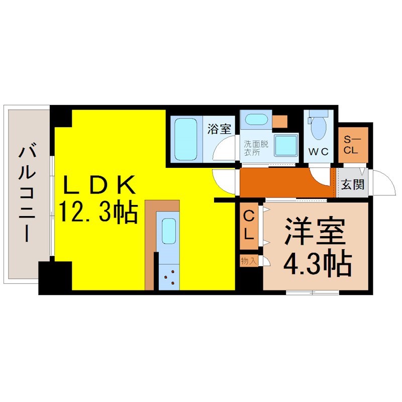 Ｌ＆Ｃレジデンス鶴舞公園 間取り