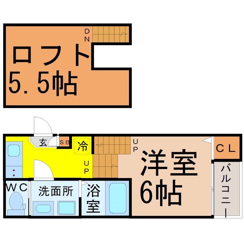 ハーモニーテラス長筬町II 間取り