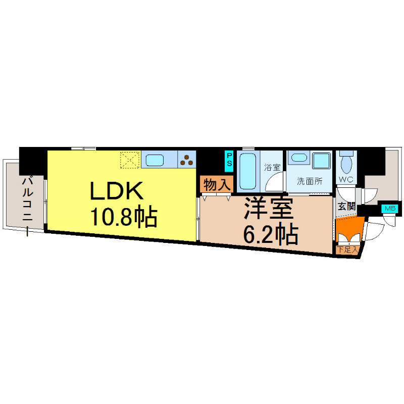 ＳＬＡＮＴＷＡＬＬＳ（スラントウォールズ） 間取り
