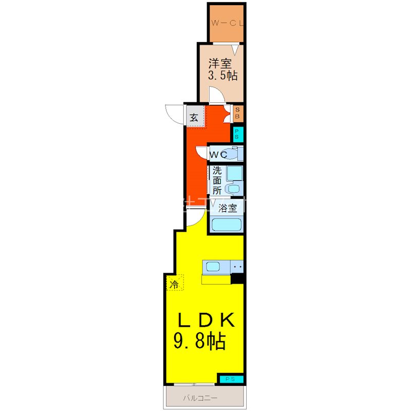 Ｎ－ＳＴＡＧＥ東別院 間取り
