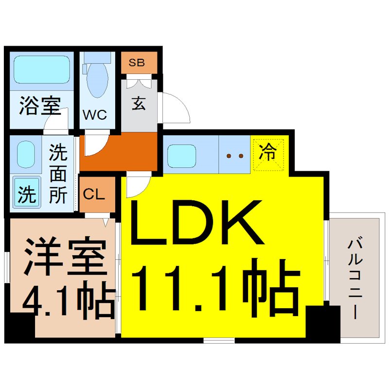 ベルルージュ名駅西 間取り
