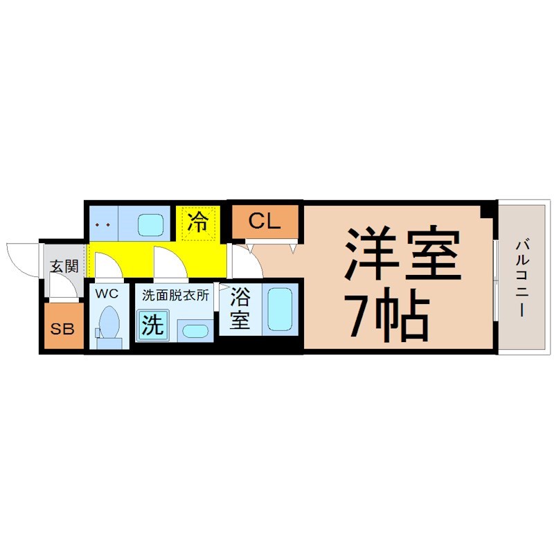 S-RESIDENCE名駅NorthⅡ 間取り