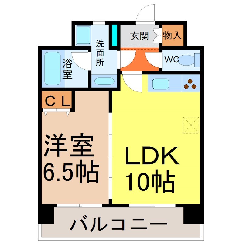 スタジオスクエア泉 間取り