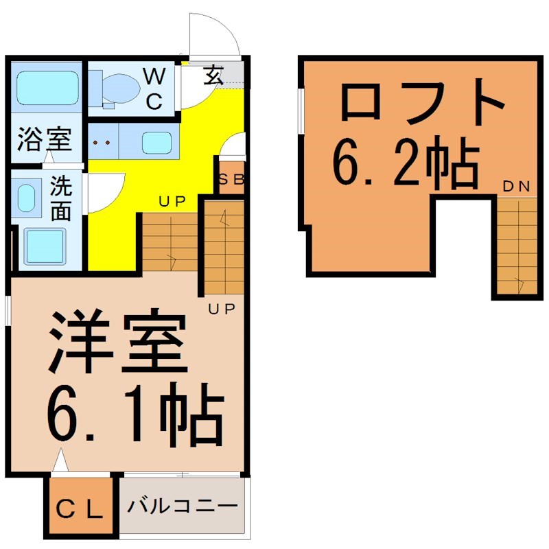 ｓｔａｇｅ八熊 間取り
