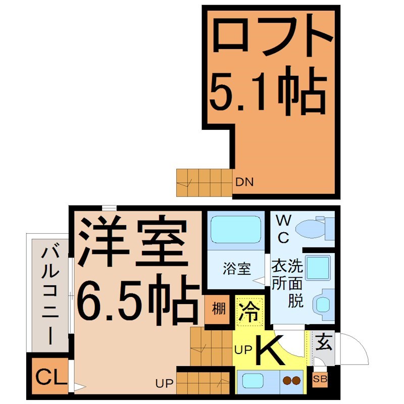 Ｈ＆Ｓ黒川 間取り