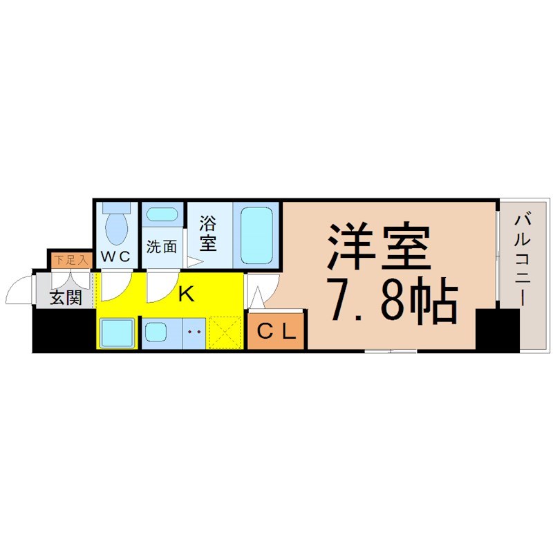 Ｓ－ＲＥＳＩＤＥＮＣＥ志賀本通 間取り