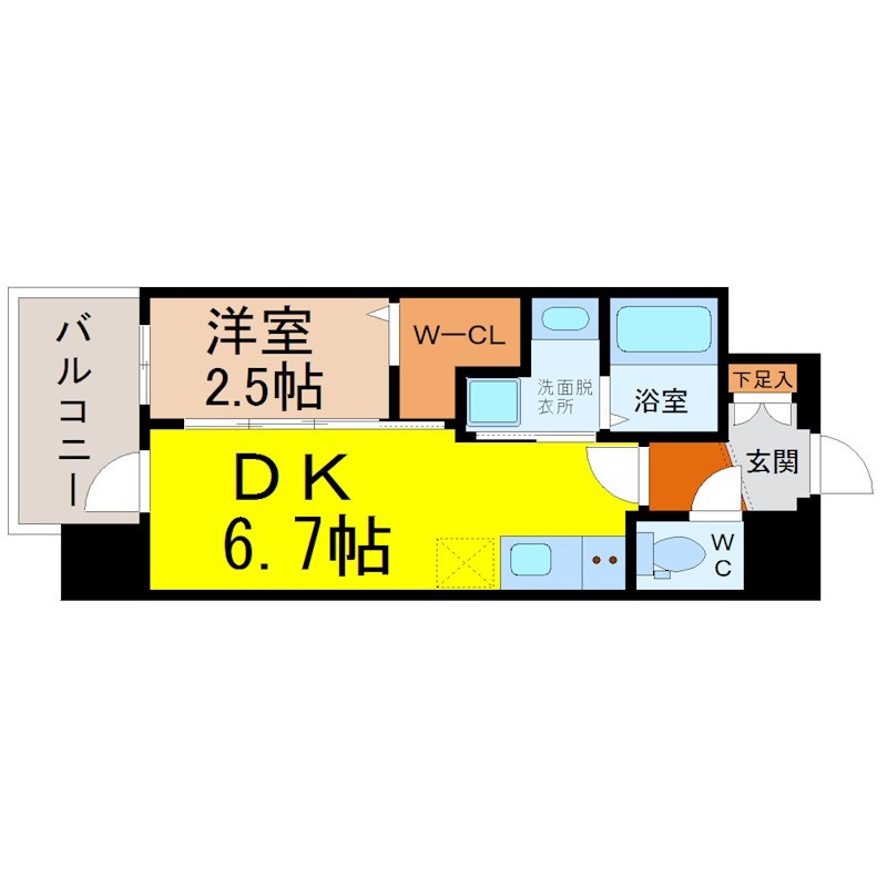 エステムコート名古屋サウスプレミオ 間取り