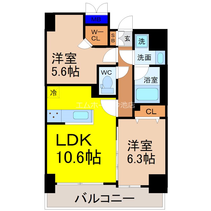 S-RESIDENCE大曽根bresa 間取り