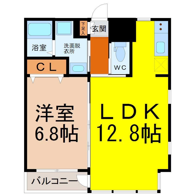 ＬａＩｓｌａＧｒａｎｄｅ（ライスラグランデ） 間取り