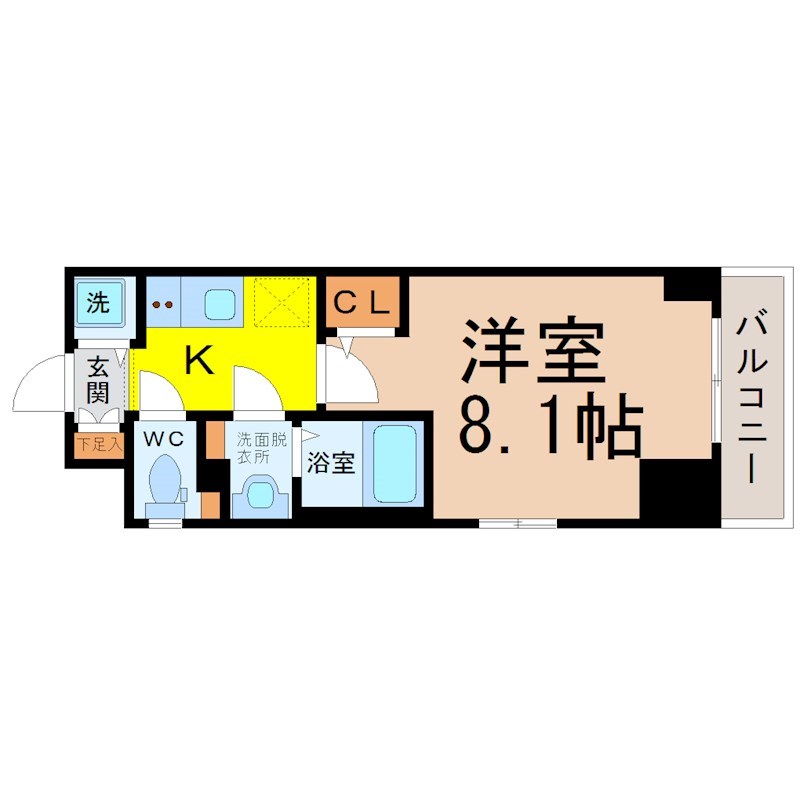 エスプレイス上前津レガシー 間取り