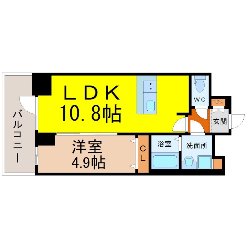 プレサンス上前津オレシア 間取り