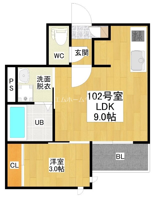 GRANDTIC本笠寺 間取り