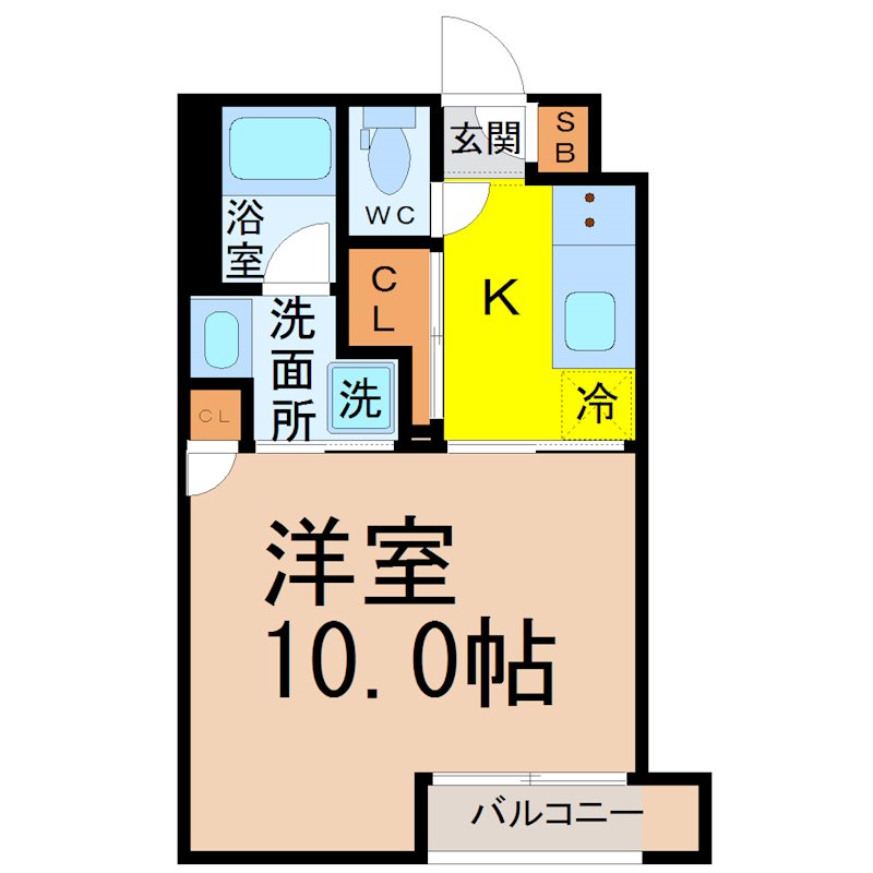 SPACE CUBE HONJIN（スペースキューブホンジン） 間取り