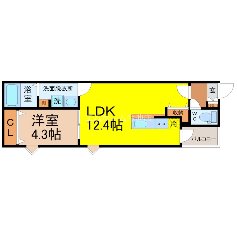 BC生駒C 間取り