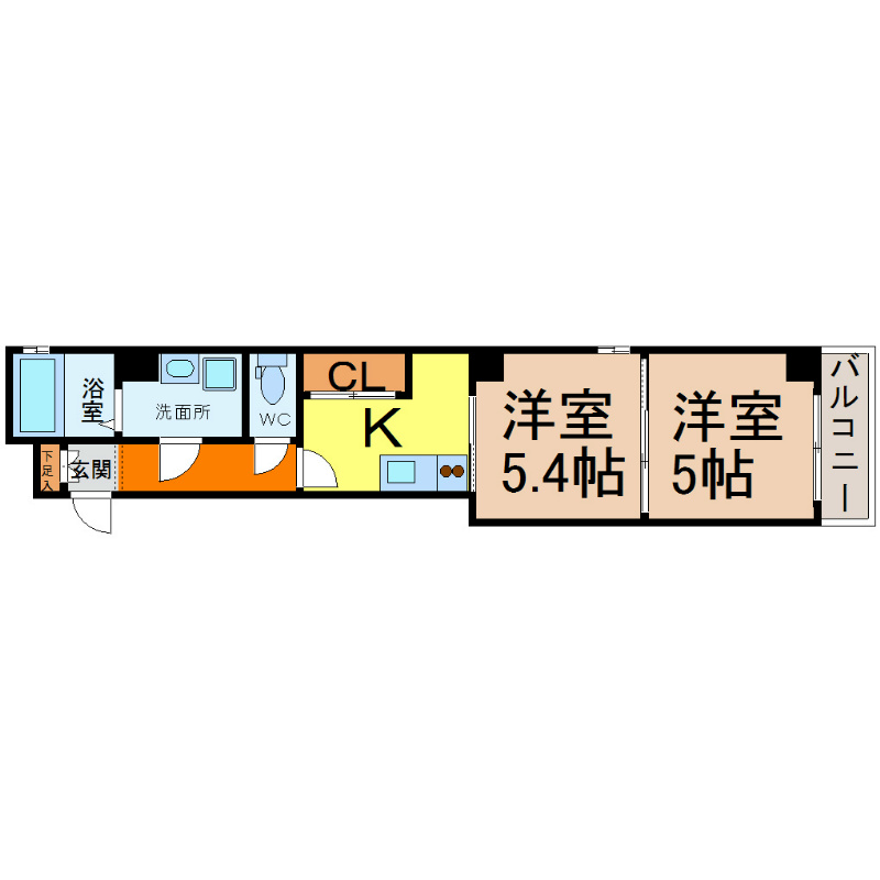 Ｂ’ｓ117Ｎｏｒｔｈ（ビーズ117ノース） 間取り