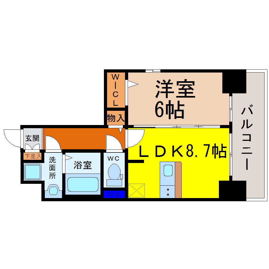 プレサンス上前津グレース 間取り