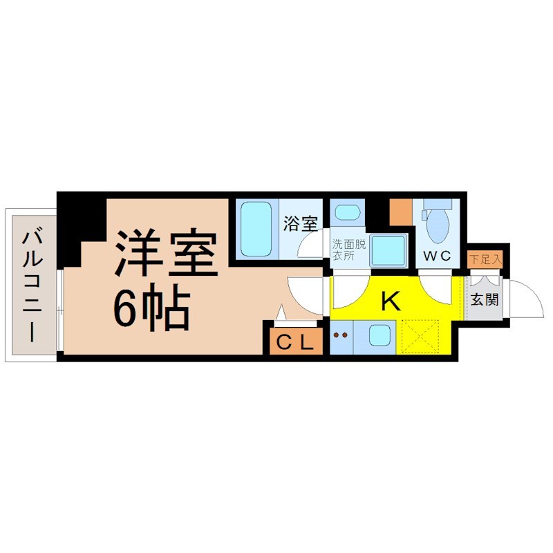 ディアレイシャス東別院 間取り