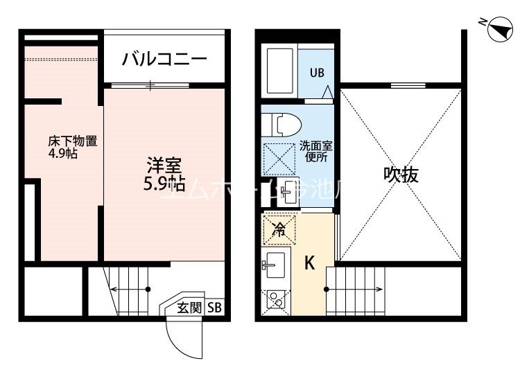 Force高畑（フォルス高畑） 間取り