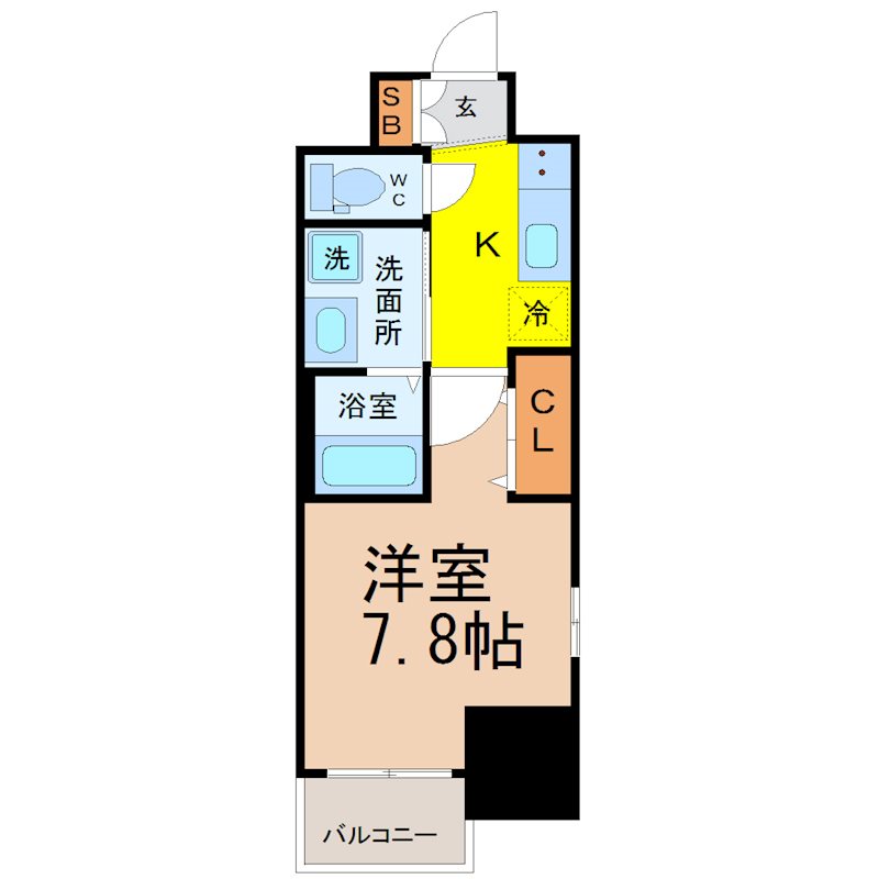 エステムコート名古屋今池アーバンゲート 間取り