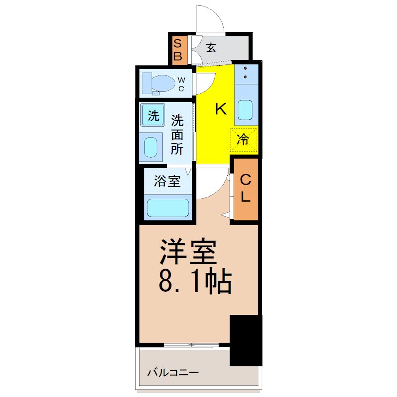 エステムコート名古屋今池アーバンゲート 間取り