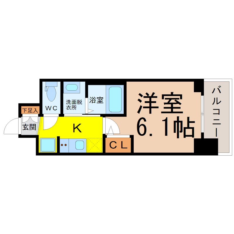 エステムコート名古屋栄プレシャス 間取り