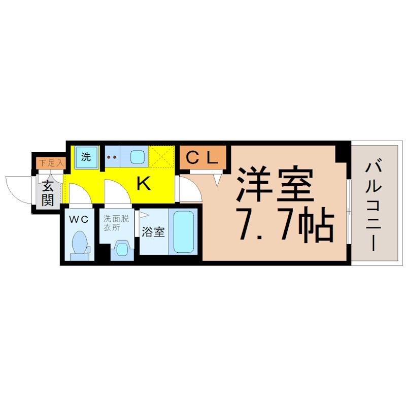 プレサンス上前津フィット 間取り