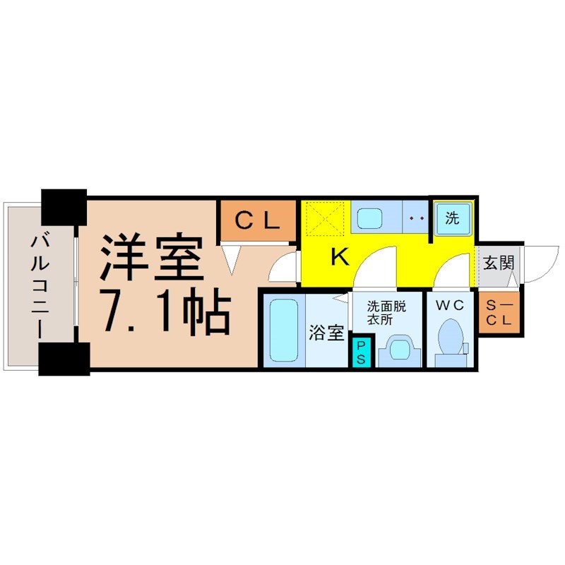 プレサンスＮＡＧＯＹＡファスト 間取り