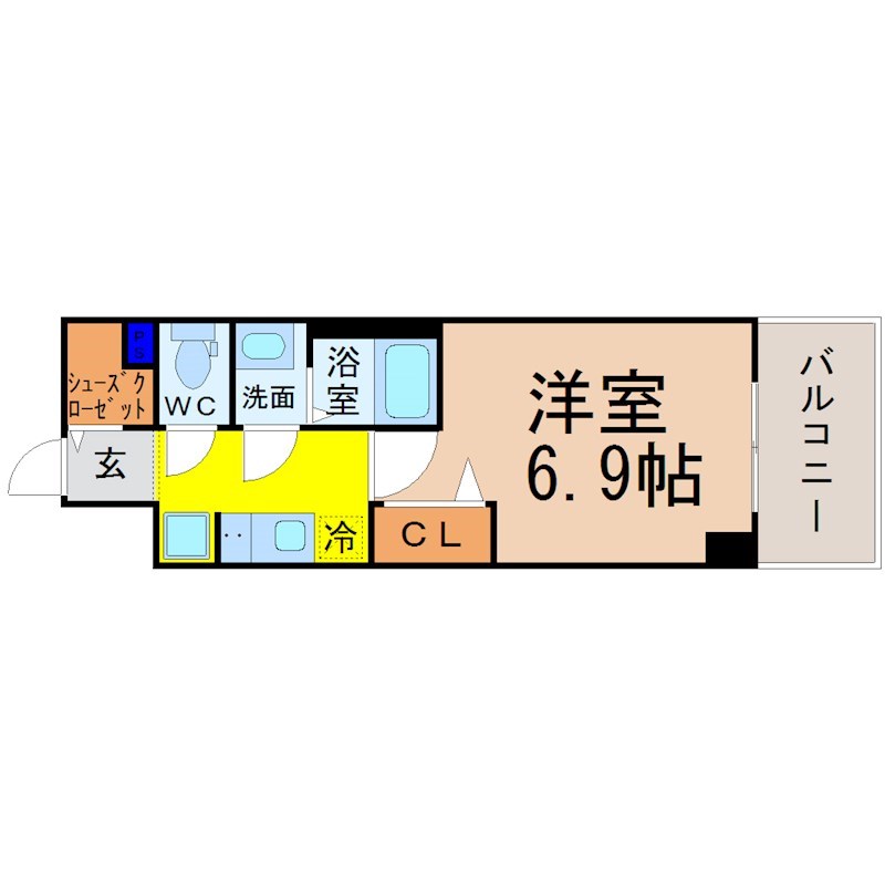 プレサンスＴＨＥ久屋大通レジェンド 間取り