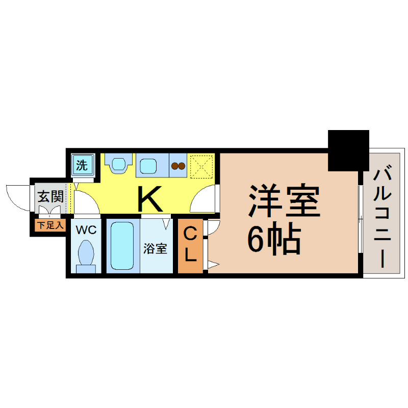 プレサンス名古屋ＳＴＡＴＩＯＮビーフレックス 間取り